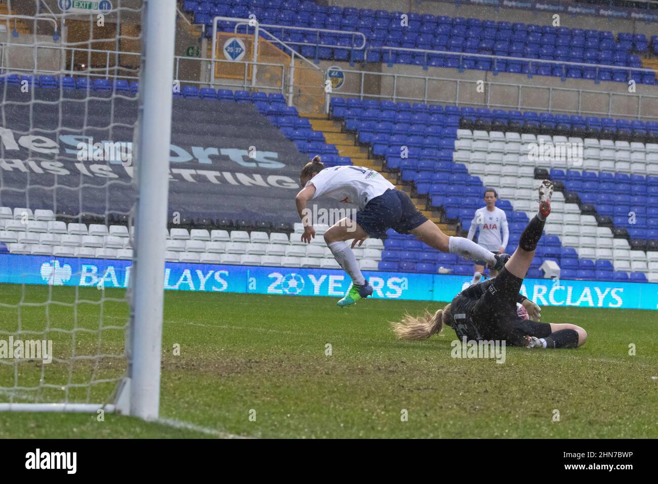 Birmingham City Women vs Tottenham Hotspur Women - Women's Super League Match Highlights (febbraio 2022) | Tottenham vince 2-0 Foto Stock