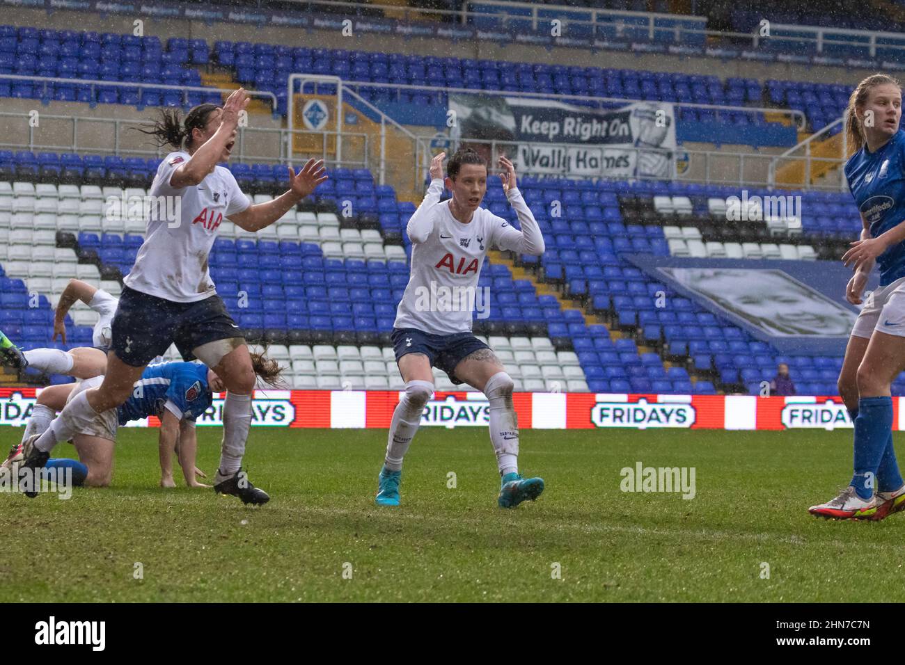 Birmingham City Women vs Tottenham Hotspur Women - Women's Super League Match Highlights (febbraio 2022) | Tottenham vince 2-0 Foto Stock
