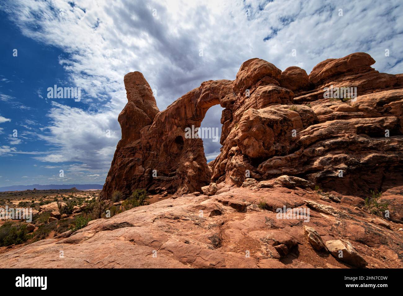 Parco Nazionale di Arches, Moab, Utah Foto Stock