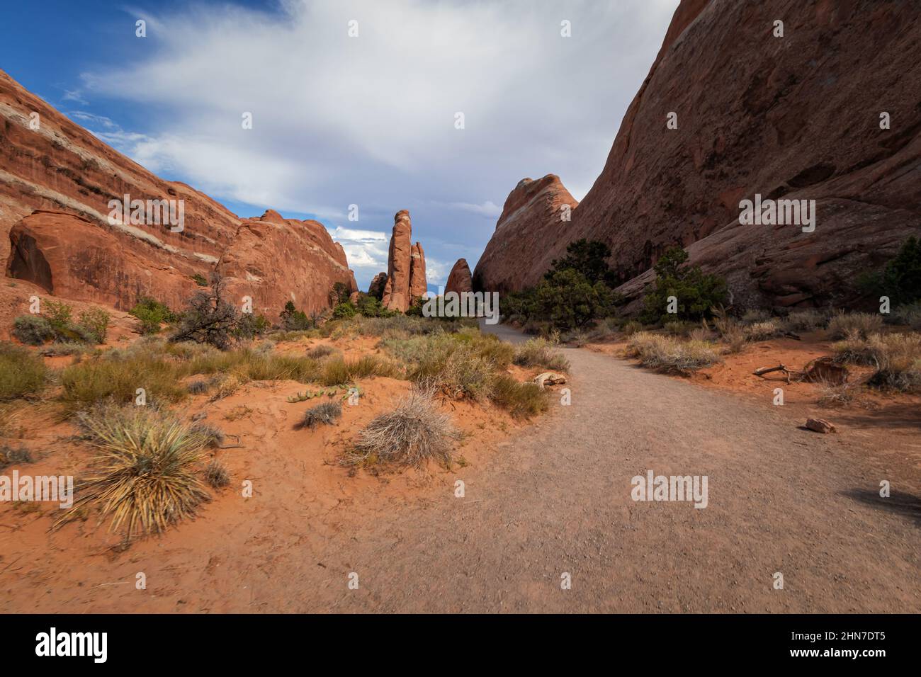 Parco Nazionale di Arches, Moab, Utah Foto Stock
