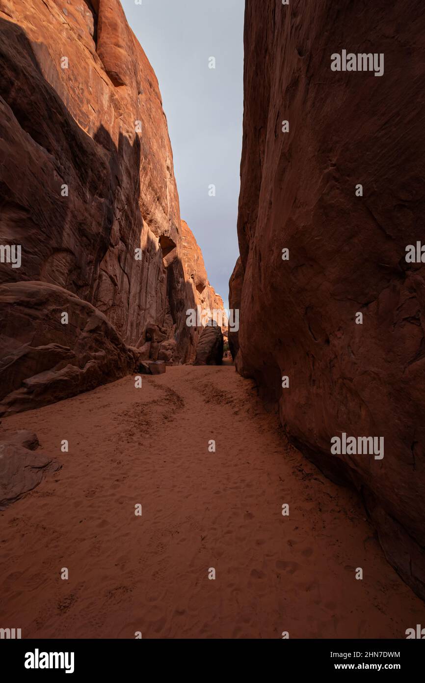 Parco Nazionale di Arches, Moab, Utah Foto Stock