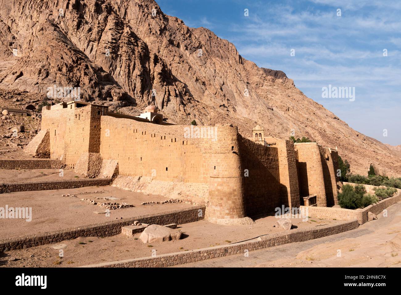 Monastero di Santa Caterina, situato nel deserto della penisola del