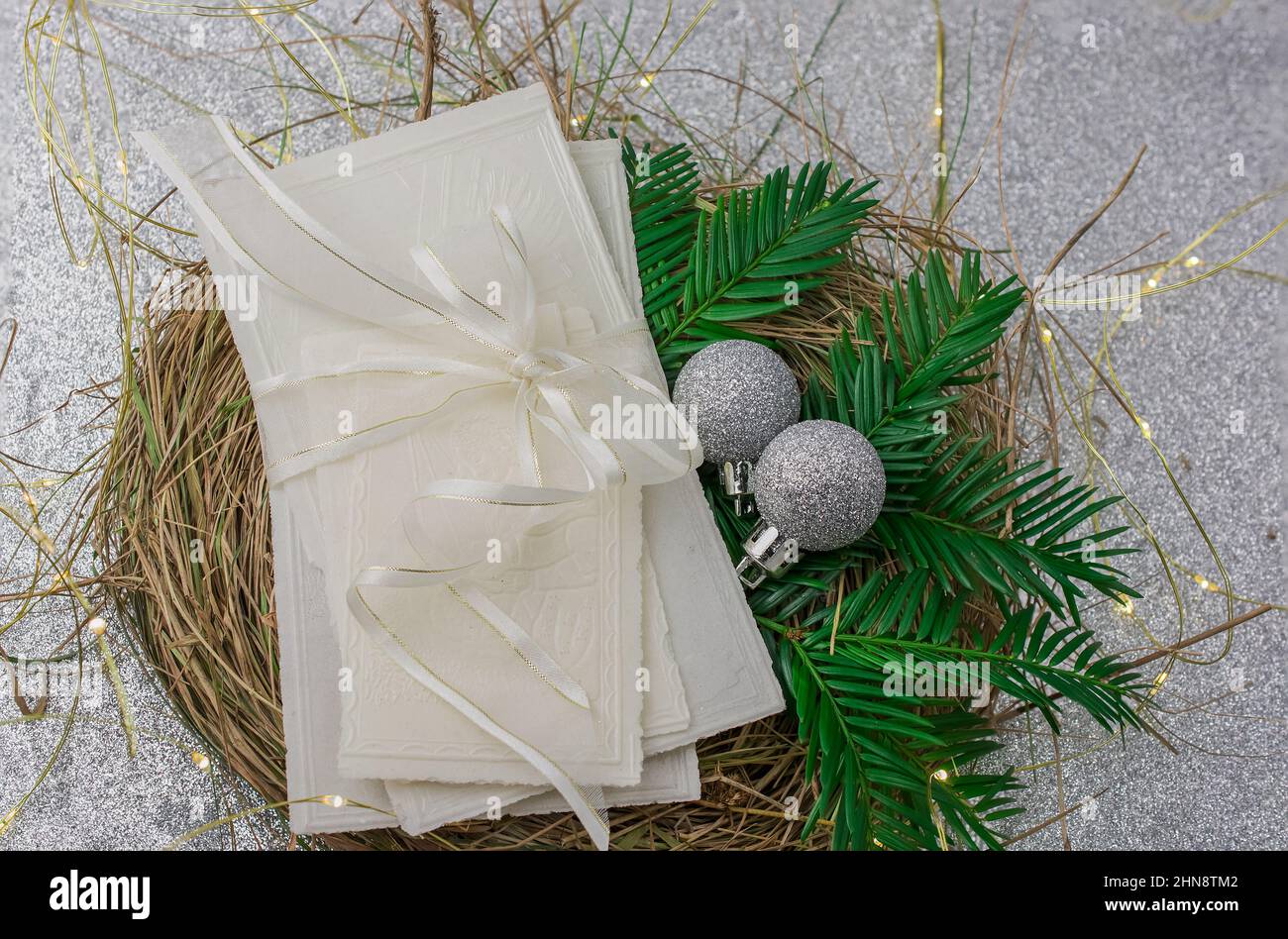 Fetta di Natale tradizionale dell'Europa orientale Foto Stock