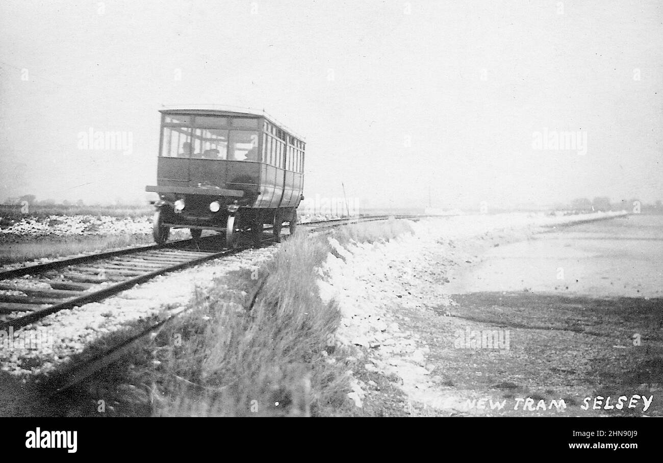 Cartolina della funivia Selsey Foto Stock