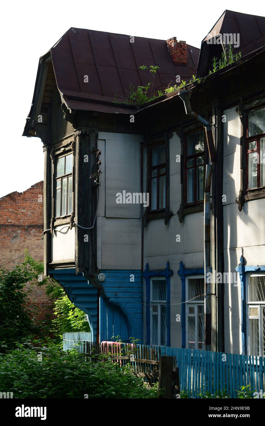 Vecchie residenze mercantili Nizhny Novgorod .Russia. Foto Stock