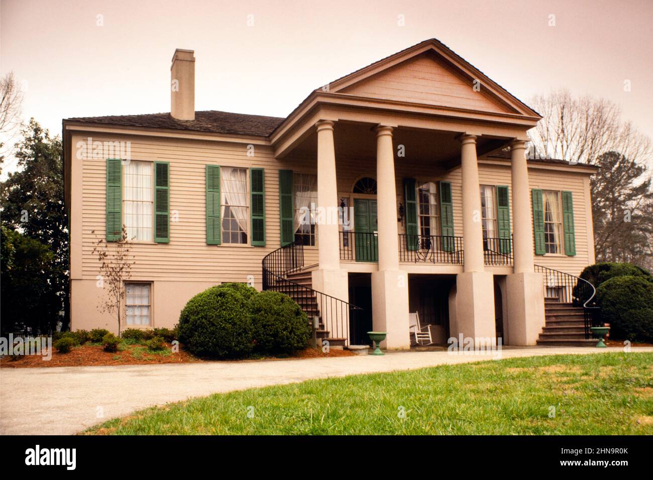 Dickey House nella piantagione ricreata prima della Guerra di Secessione americana presso il parco statale Stone Mountain di Albany, Georgia Foto Stock