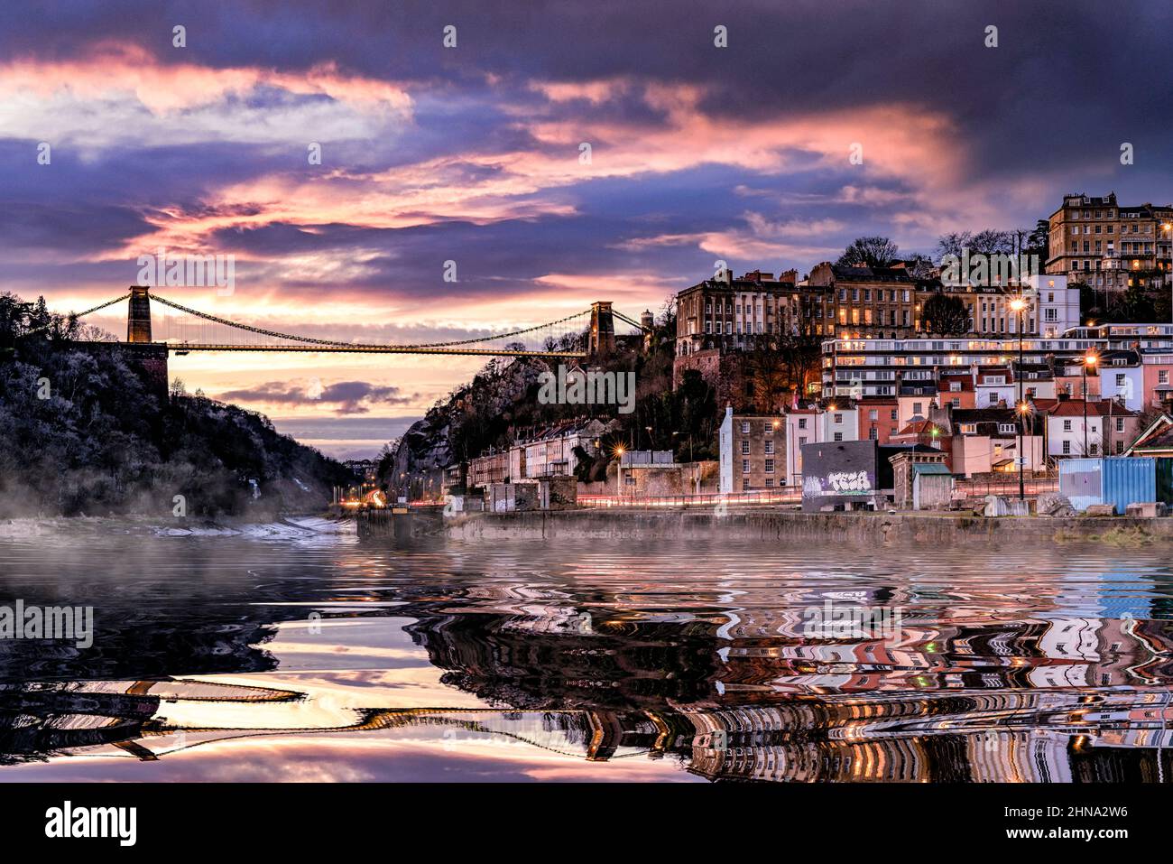 Il ponte sospeso Clifton Foto Stock