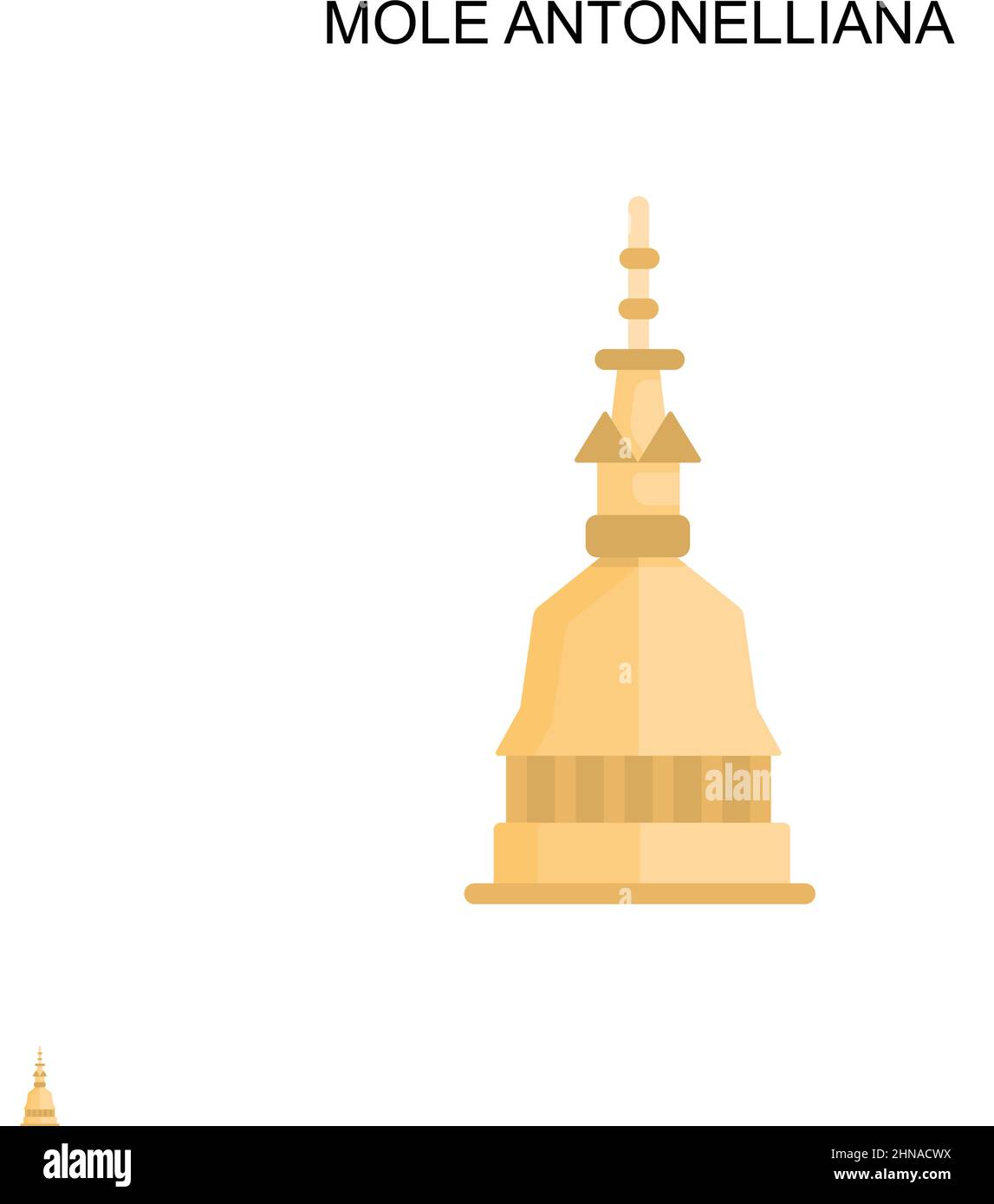 Mole antonelliana tower Immagini Vettoriali Stock - Alamy