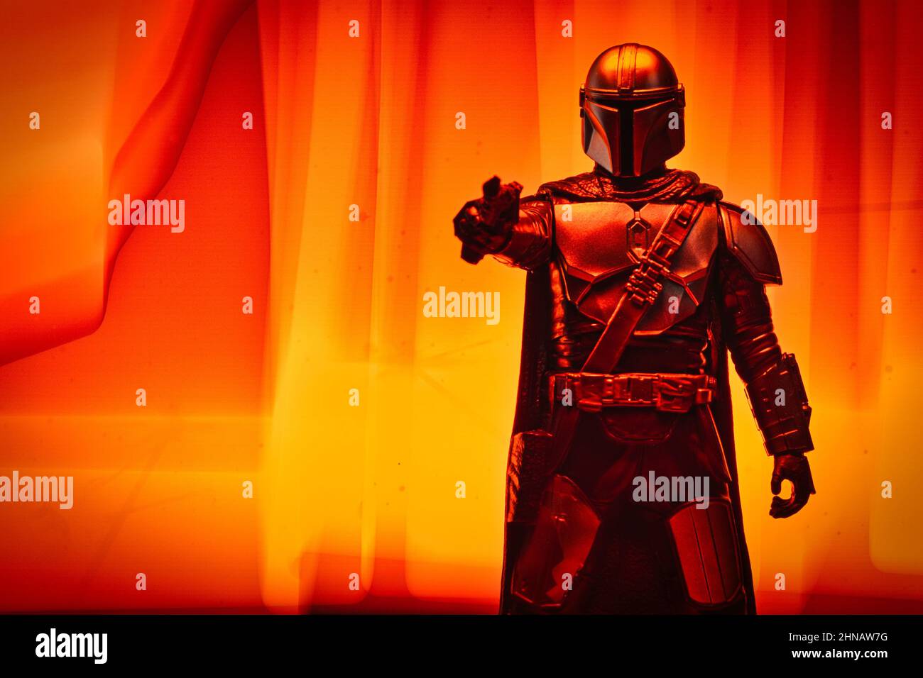 Il Mandalorian Hasbro Toy, Germania Gennaio 14th 2022 Foto Stock