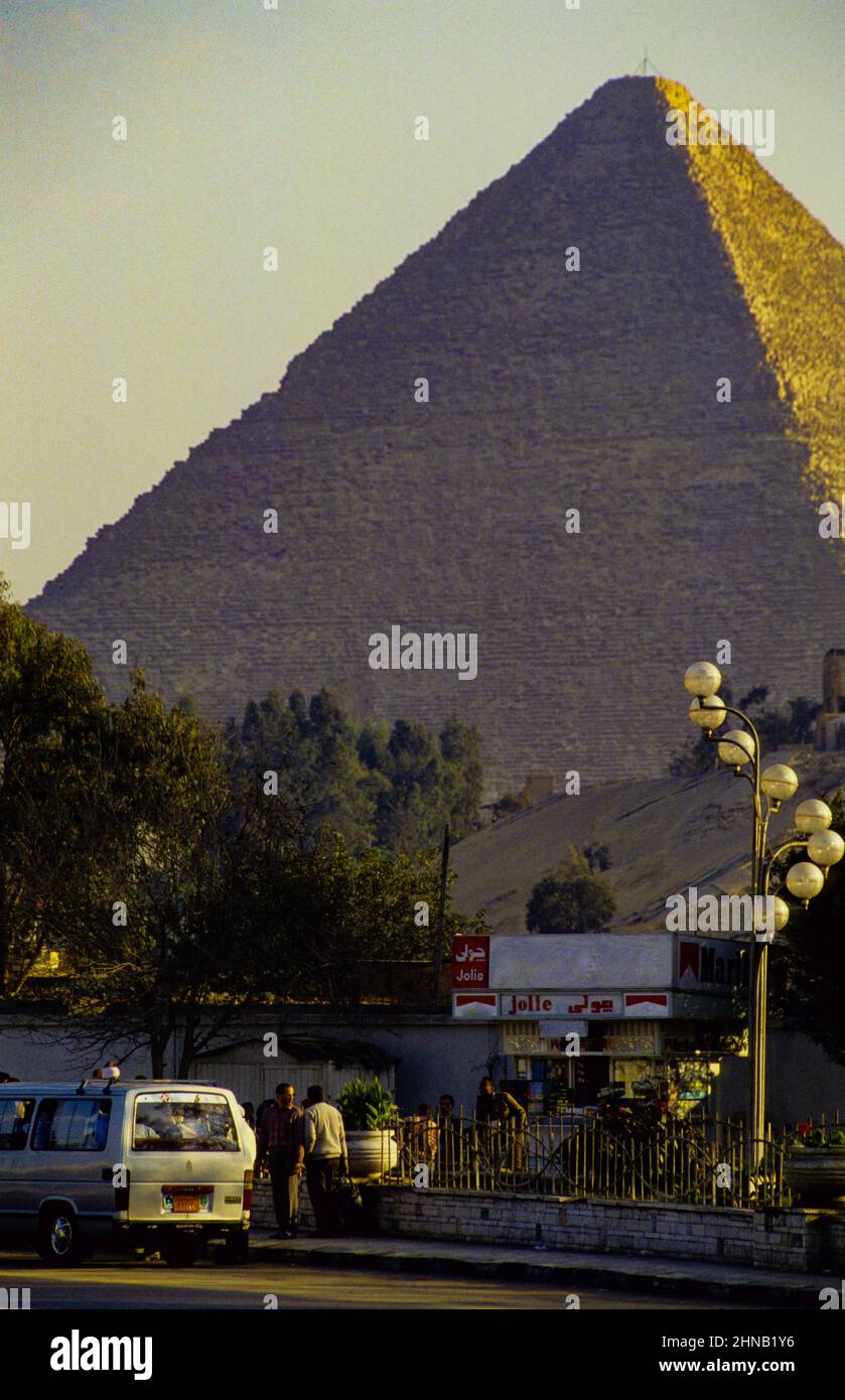 Piramide, Giza, Egitto Foto Stock
