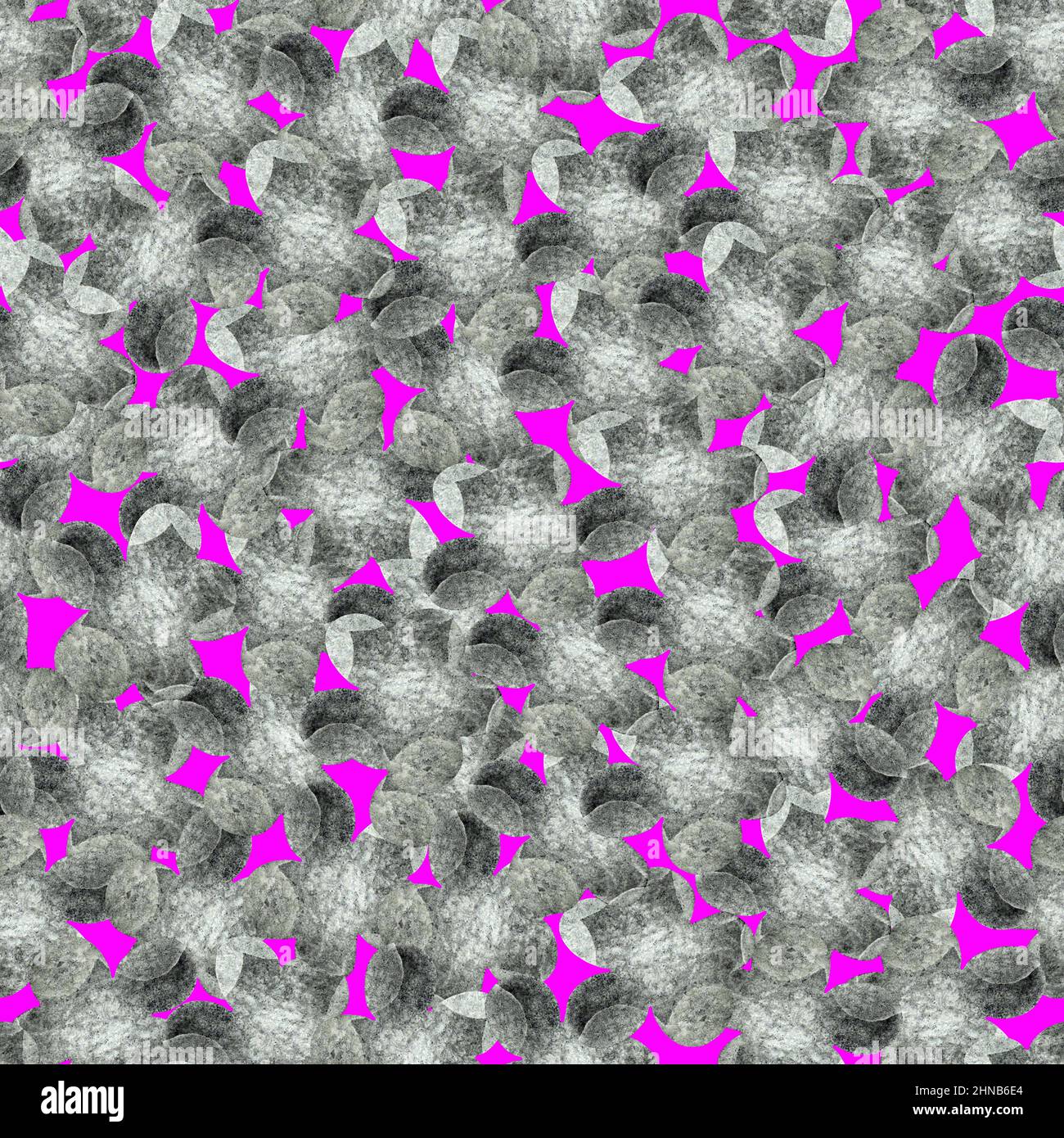 Acquerello fiori, violetti. Motivo senza cuciture con fiori di campo grigio su sfondo rosa. Ideale per stampe, tessuti, sfondi, sfondi, copertine e confezioni, carta da imballaggio. Foto Stock