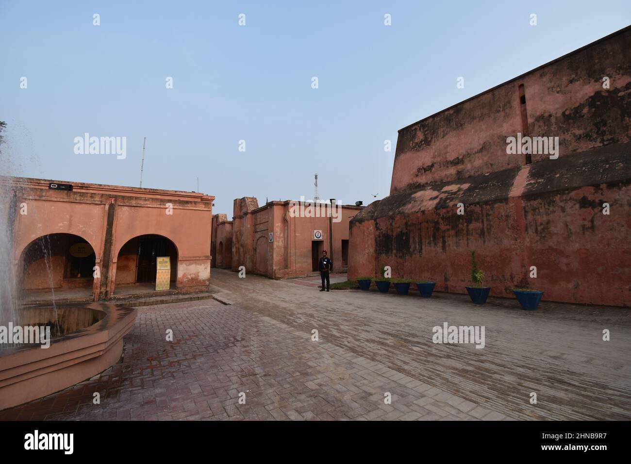 Amritsar, Punjab, India - 6 agosto 2019: Il Forte di Gobindgarh, che fu costruito come forte militare oltre 300 anni fa. Foto Stock