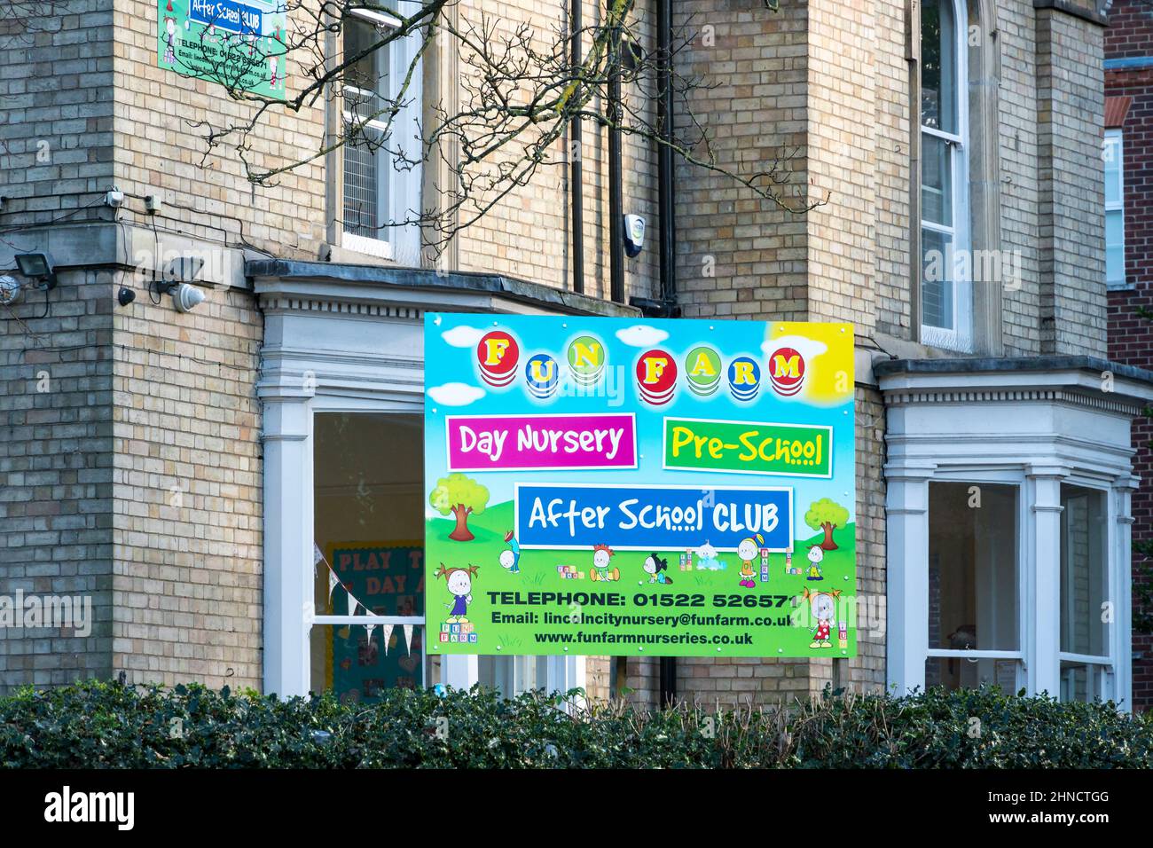 Fun Fattoria giorno asilo prescolare e dopo scuola club Newland Lincoln 2022 Foto Stock