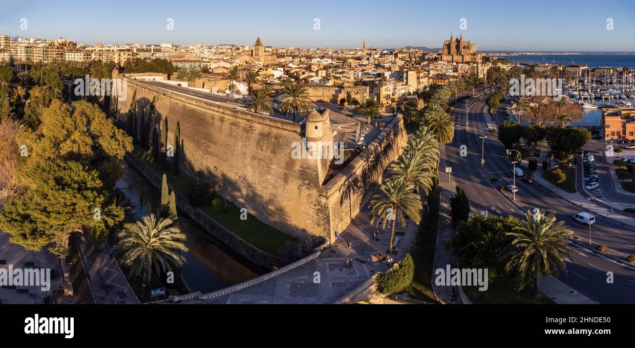 Es Baluard Museu d Art Contemporani, - Bastione rinascimentale di Sant Pere, 16th secolo -,palma, Maiorca, Isole Baleari, Spagna Foto Stock