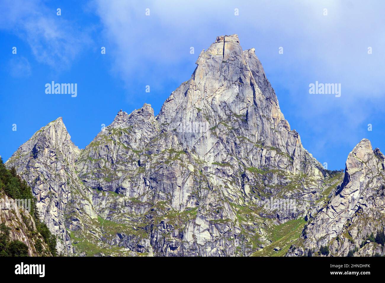 Italia, Lombardia, Valtellina, Val Masino Foto Stock