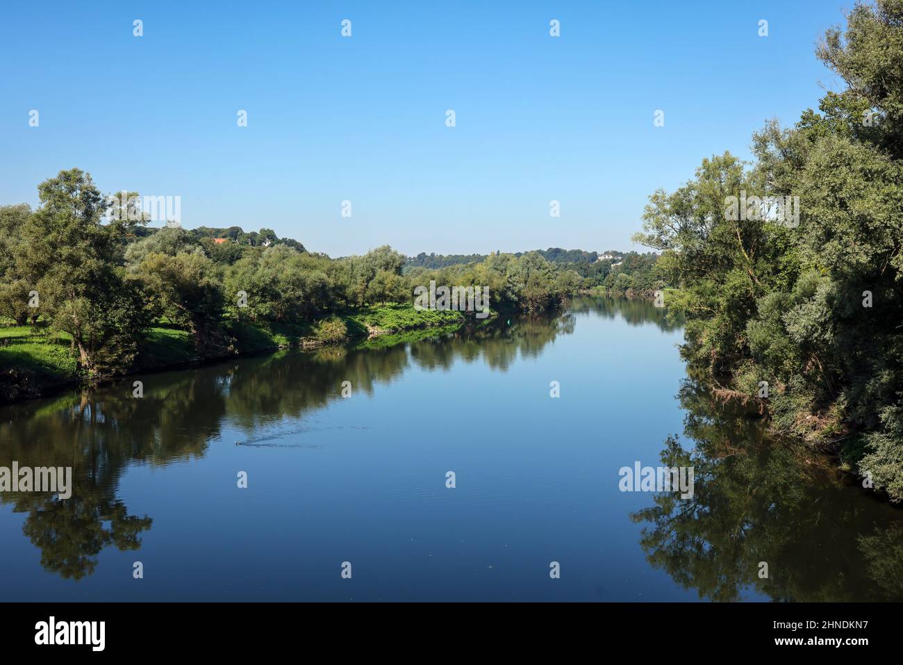 Witten, Renania settentrionale-Vestfalia, Germania - Ruhr a Witten. Foto Stock