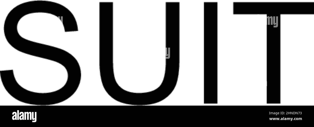 Icona vettore adatto semplice. Modello di disegno del simbolo di illustrazione per l'elemento dell'interfaccia utente mobile Web. Illustrazione Vettoriale