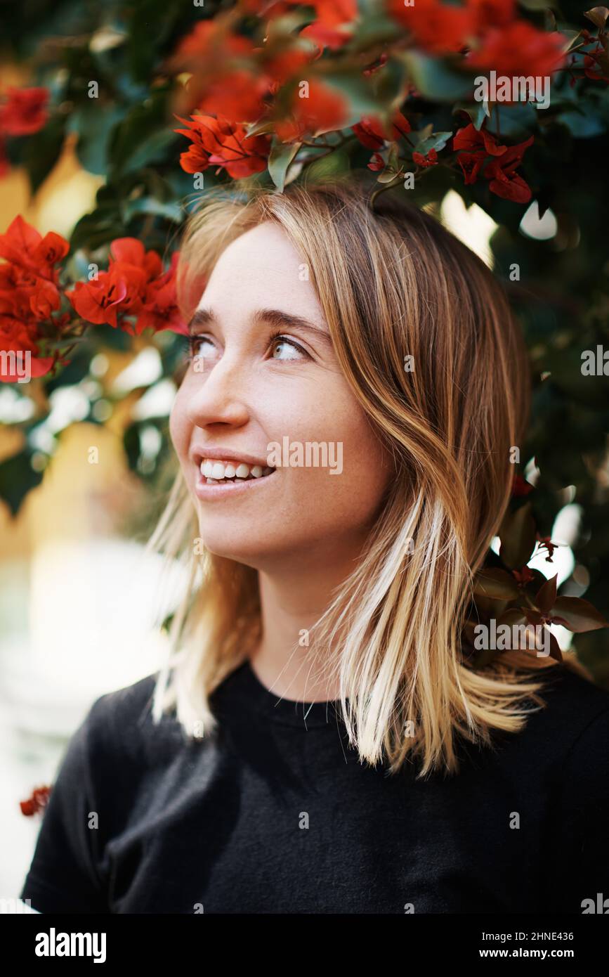 È un giorno fantastico per passeggiare nella natura Foto Stock