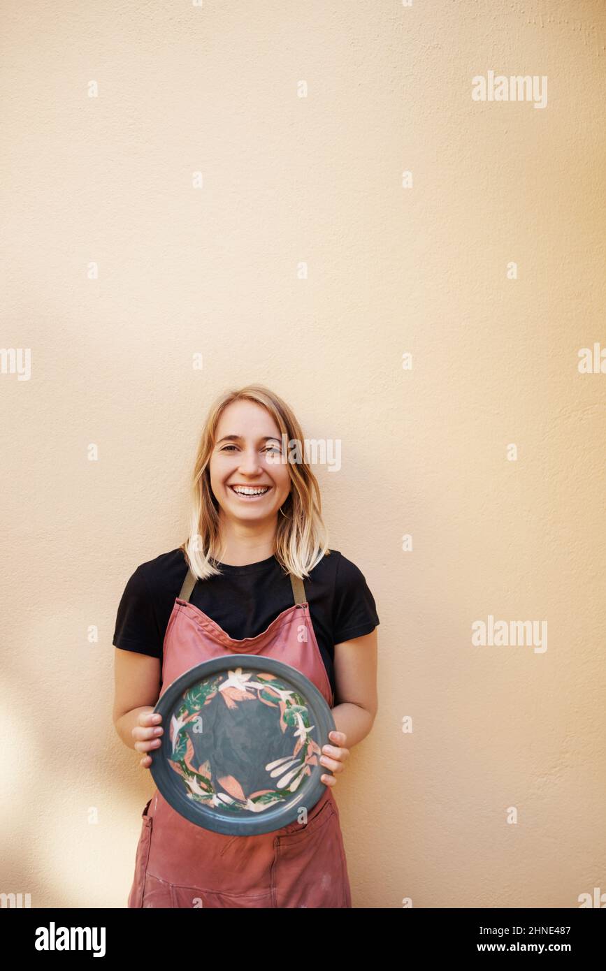 La ceramica è un modo per esprimermi Foto Stock