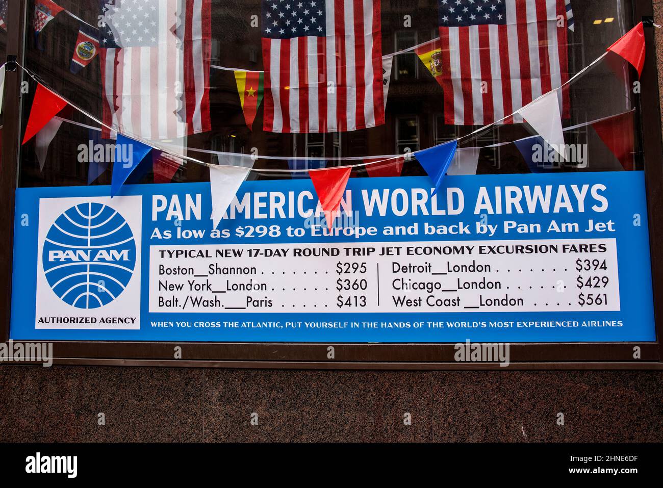 Glasgow City Centre come Indiana Jones New York film set. Foto Stock