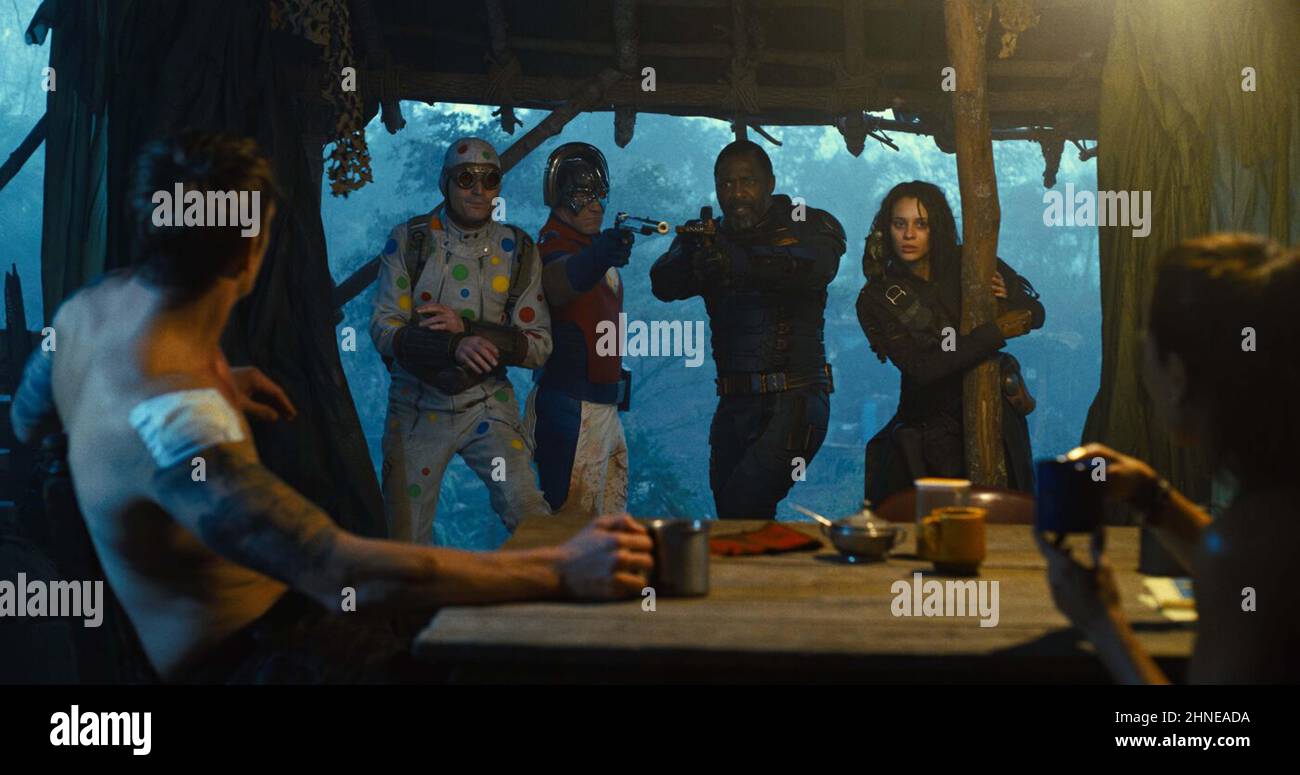 LA SQUADRA SUICIDA (2021) JOEL KINNAMAN DAVID DASTMALCHIAN JOHN CENA IDRIS ELBA DANIELA MELCHIOR JAMES GUNN (DIR) COLLEZIONE WARNER BROS/MOVIESTORE Foto Stock