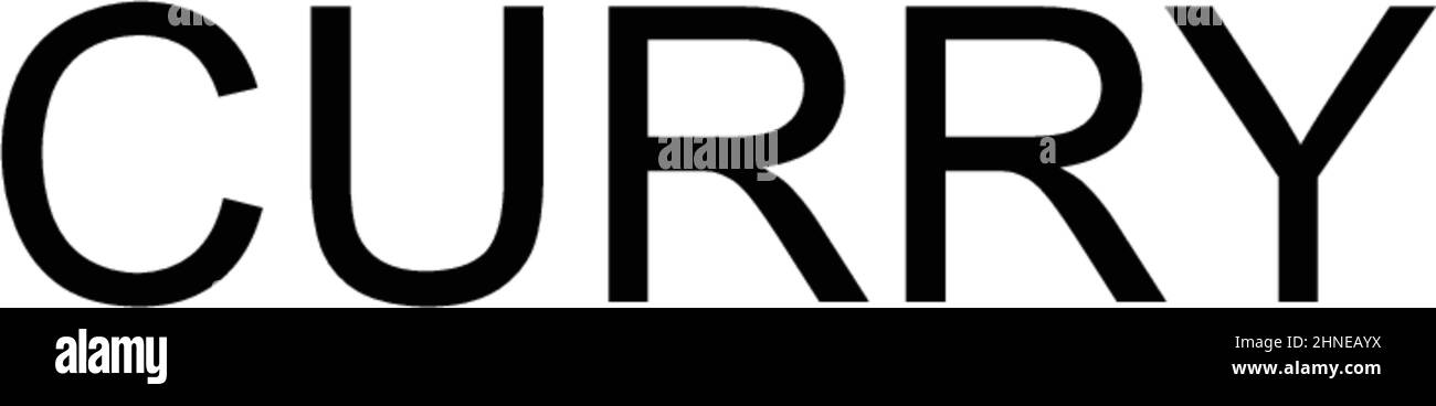 Icona vettore curry semplice. Modello di disegno del simbolo di illustrazione per l'elemento dell'interfaccia utente mobile Web. Illustrazione Vettoriale