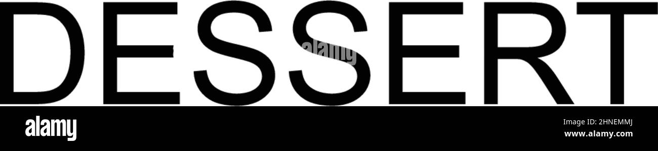 Dessert semplice icona vettoriale. Modello di disegno del simbolo di illustrazione per l'elemento dell'interfaccia utente mobile Web. Illustrazione Vettoriale