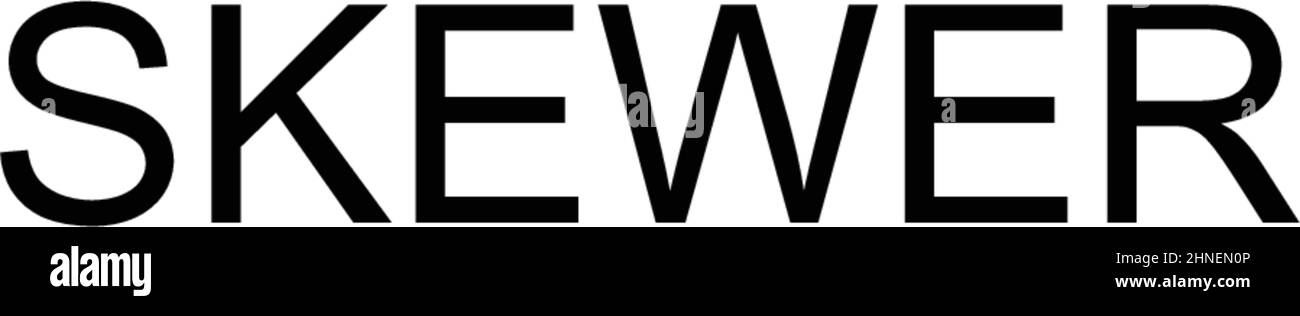 Spiedino semplice icona vettoriale. Modello di disegno del simbolo di illustrazione per l'elemento dell'interfaccia utente mobile Web. Illustrazione Vettoriale