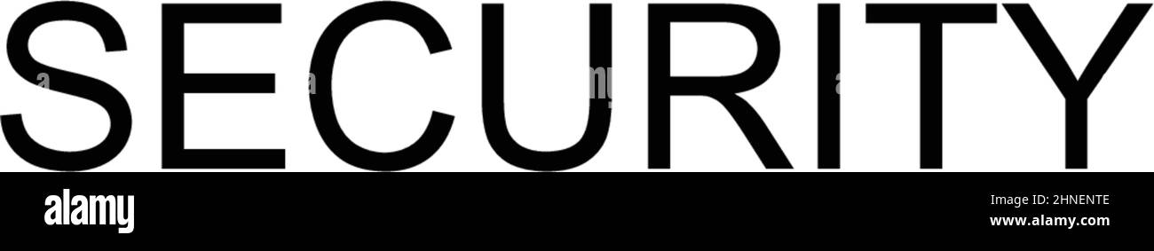 Sicurezza semplice icona vettoriale. Modello di disegno del simbolo di illustrazione per l'elemento dell'interfaccia utente mobile Web. Illustrazione Vettoriale