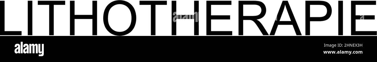 Litoterapia semplice icona vettoriale. Modello di disegno del simbolo di illustrazione per l'elemento dell'interfaccia utente mobile Web. Illustrazione Vettoriale