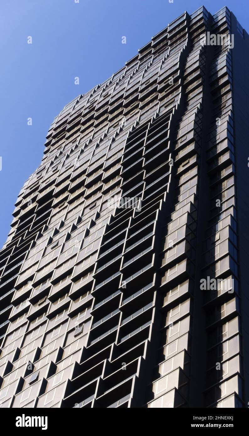 Melbourne, Victoria, Australia - Abode 318 edificio a torre di Elenberg Fraser Foto Stock