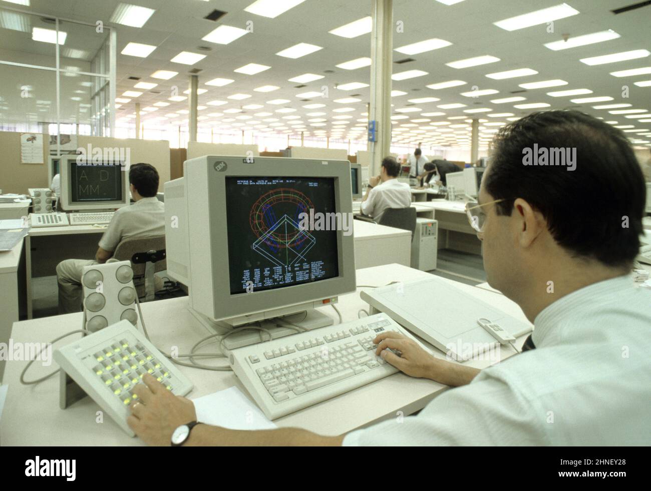 spagna barcellona Nissan industria automobilistica ingeneering Foto Stock