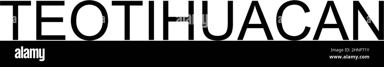 Teotihuacan semplice icona vettoriale. Modello di disegno del simbolo di illustrazione per l'elemento dell'interfaccia utente mobile Web. Illustrazione Vettoriale
