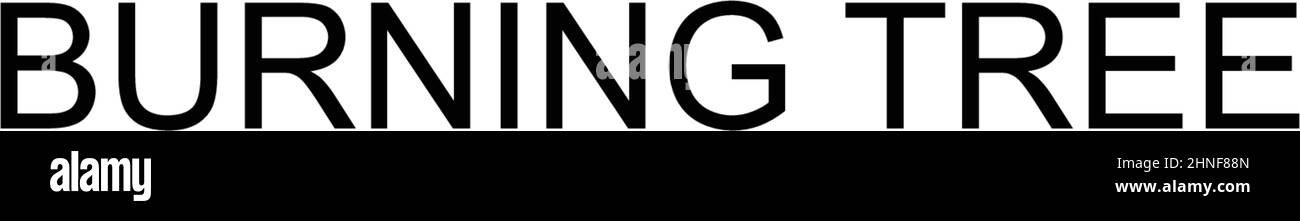 Icona vettore semplice albero di masterizzazione. Modello di disegno del simbolo di illustrazione per l'elemento dell'interfaccia utente mobile Web. Illustrazione Vettoriale