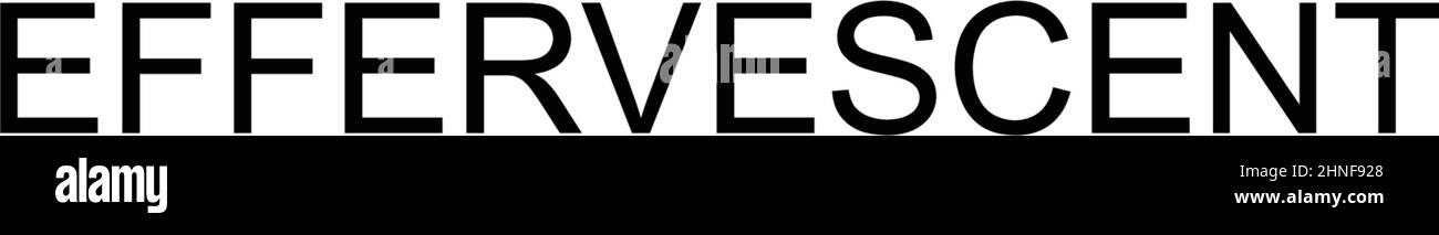 Icona vettore semplice effervescente. Modello di disegno del simbolo di illustrazione per l'elemento dell'interfaccia utente mobile Web. Illustrazione Vettoriale