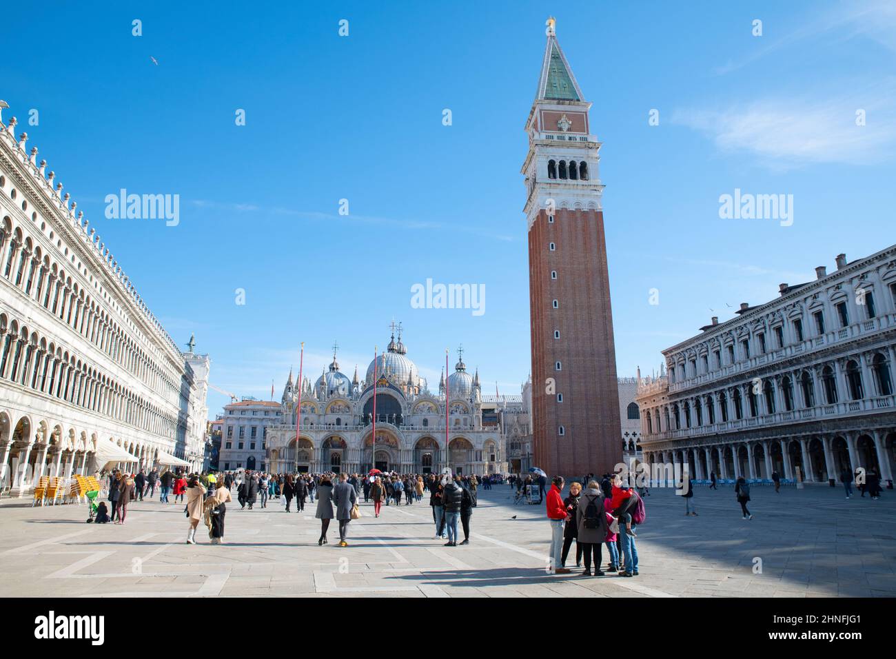 Piazza San Marco Venezia Foto Stock
