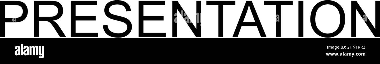 Icona vettore semplice di presentazione. Modello di disegno del simbolo di illustrazione per l'elemento dell'interfaccia utente mobile Web. Illustrazione Vettoriale