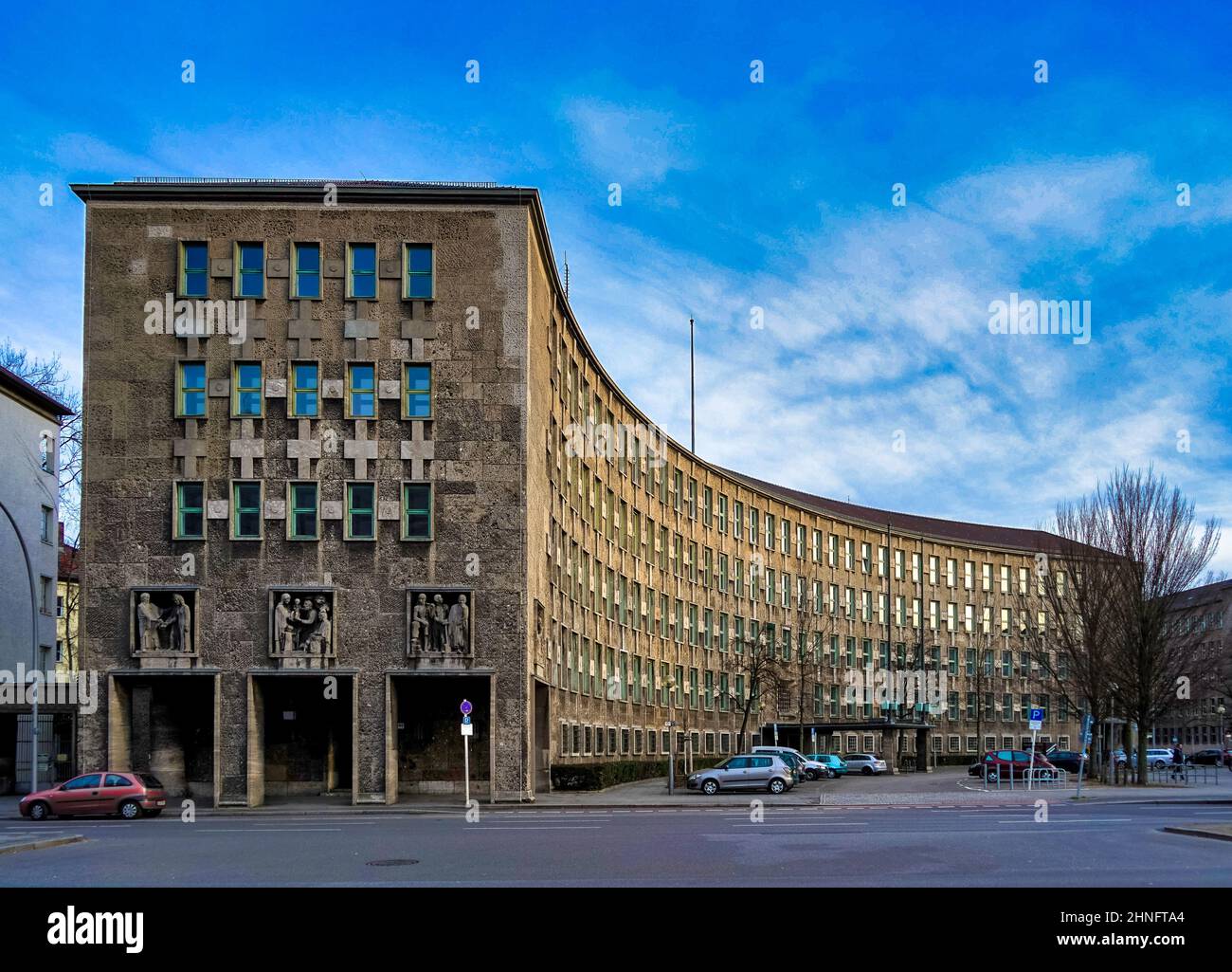 Berlino, Fehrbelliner Platz, Nazi-Architektur, Emil Fahrenkamp (vgl. Shell-Haus) Foto Stock