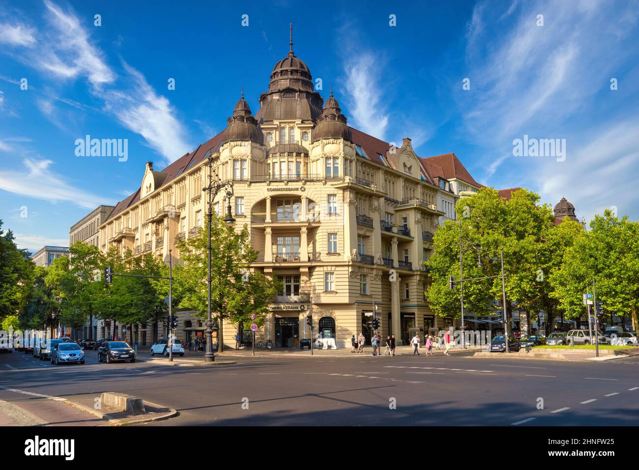 Berlino, Kurfürstendamm, Gründerzeit, Gebäude Foto Stock