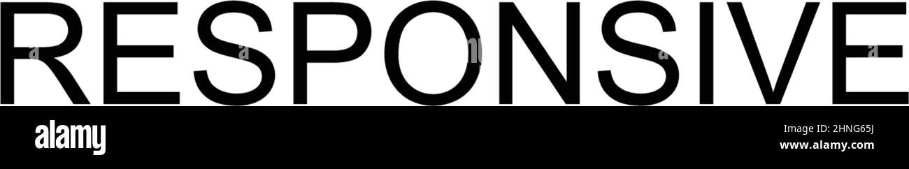 Icona vettoriale semplice e reattiva. Modello di disegno del simbolo di illustrazione per l'elemento dell'interfaccia utente mobile Web. Illustrazione Vettoriale