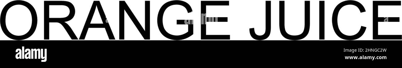 Succo d'arancia semplice icona vettoriale. Modello di disegno del simbolo di illustrazione per l'elemento dell'interfaccia utente mobile Web. Illustrazione Vettoriale