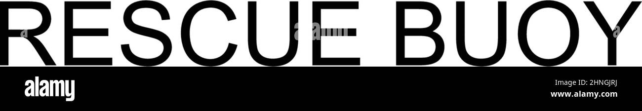 Icona vettore semplice boa di salvataggio. Modello di disegno del simbolo di illustrazione per l'elemento dell'interfaccia utente mobile Web. Illustrazione Vettoriale