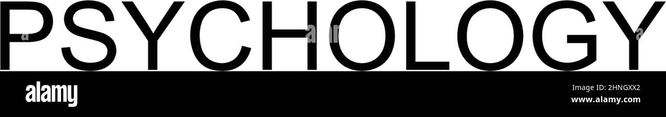 Psicologia semplice icona vettoriale. Modello di disegno del simbolo di illustrazione per l'elemento dell'interfaccia utente mobile Web. Illustrazione Vettoriale