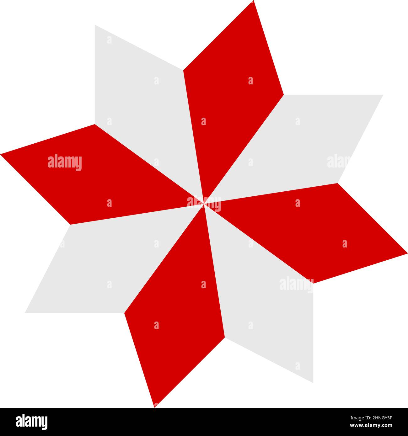 Forma, simbolo, icona con geometria astratta. Vettore geometrico - illustrazione vettoriale di stock, grafica clip-art Illustrazione Vettoriale