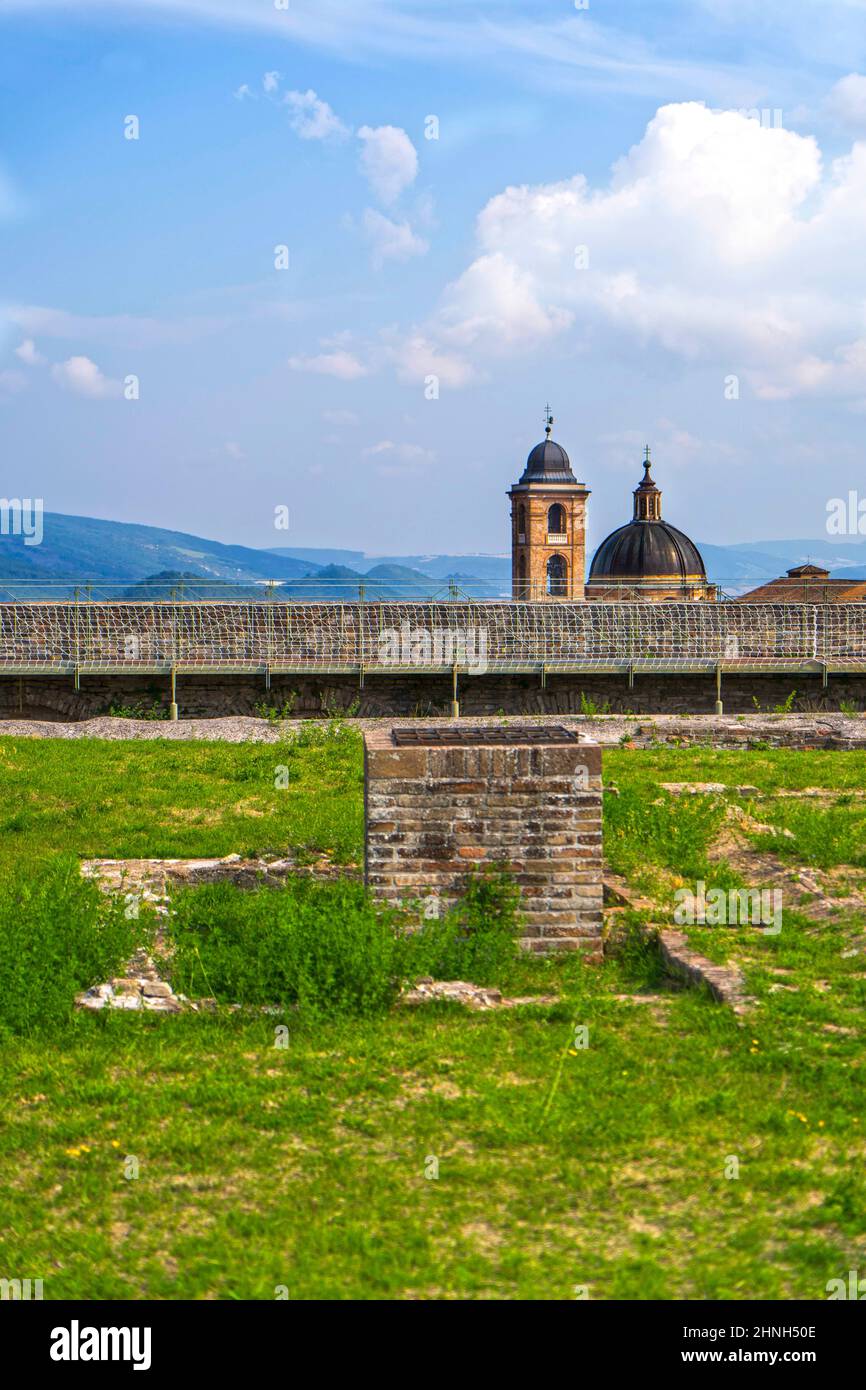 Fortezza di Albornoz, Urbino, Marche, Italia, Europa Foto Stock