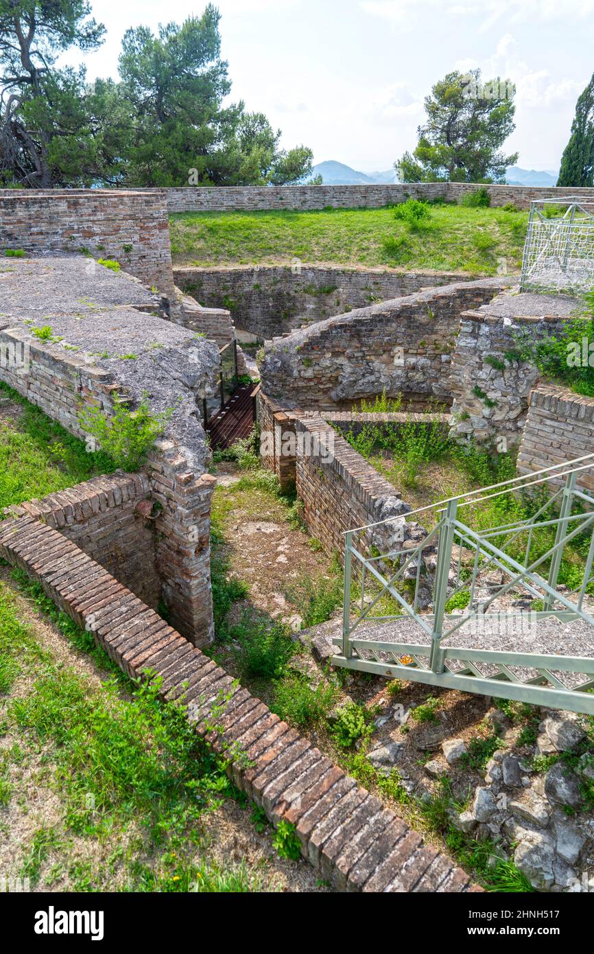 Fortezza di Albornoz, Urbino, Marche, Italia, Europa Foto Stock