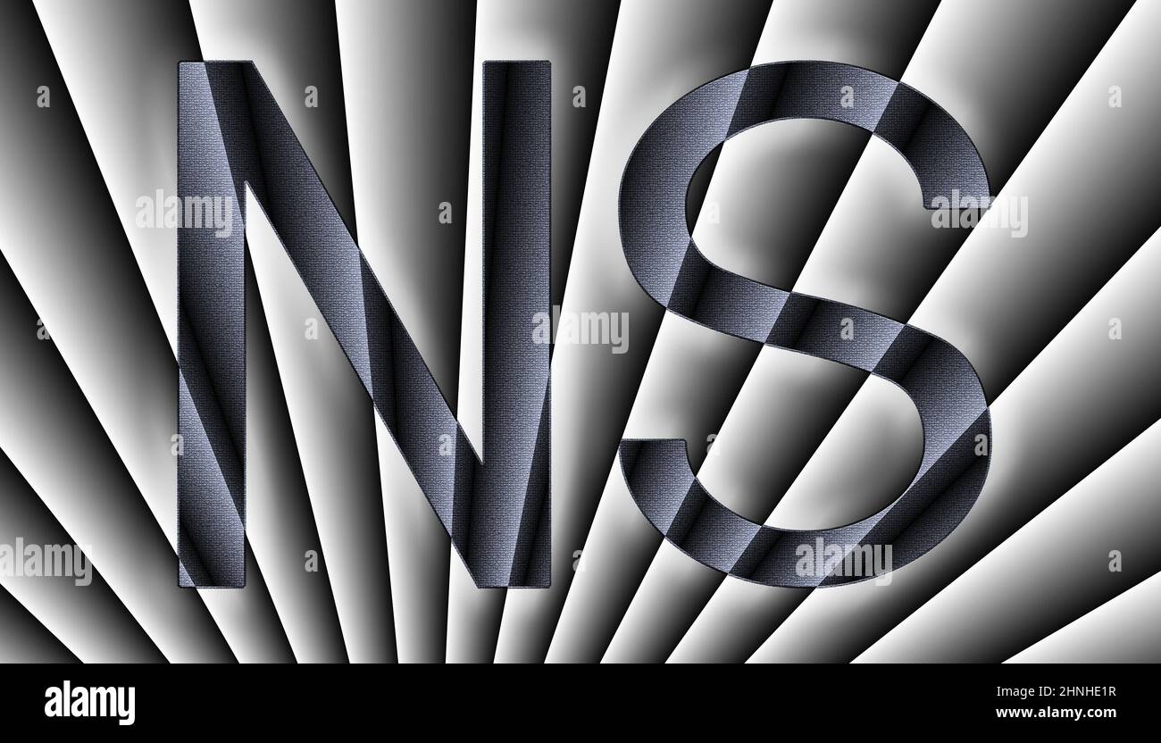 Signature NS, angolo grad Foto Stock