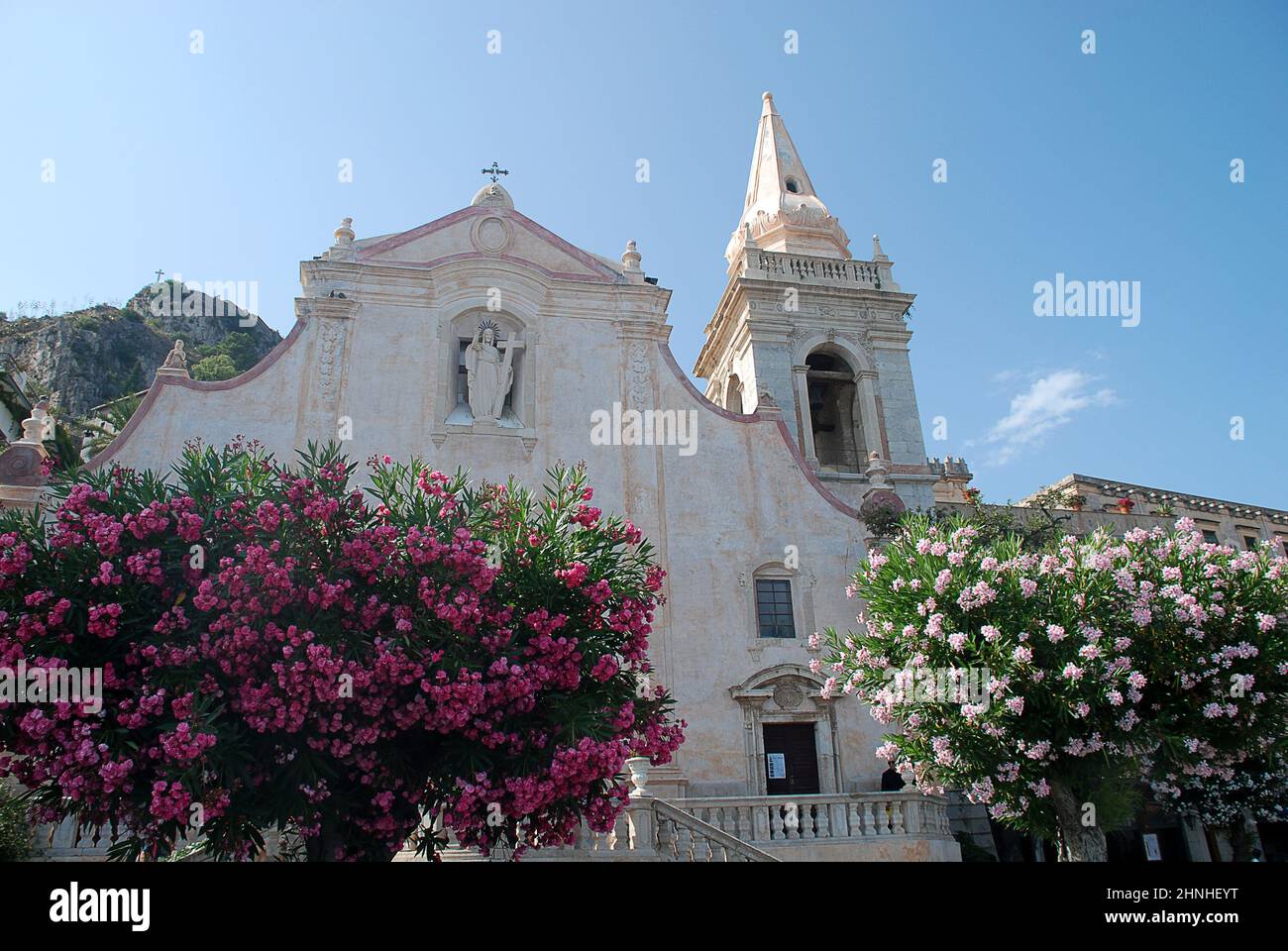 Chiesa di Sant'Agostino in Taormina Sicilia Foto Stock