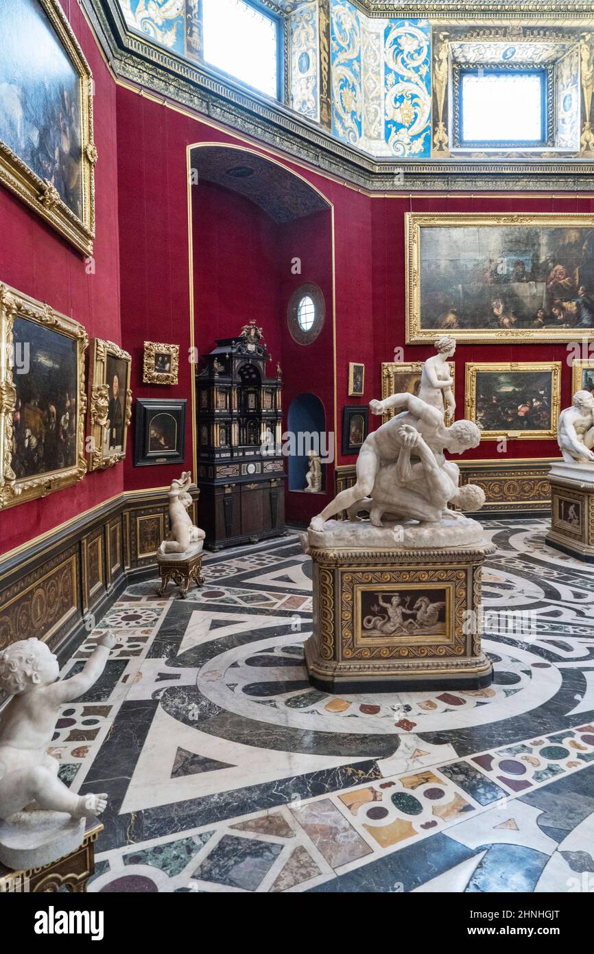 La Tribuna, la Tribuna, Bernardo Buontalenti, Galleria degli Uffizi, Museo di Stato di Firenze, Toscana, Italia, Europa Foto Stock