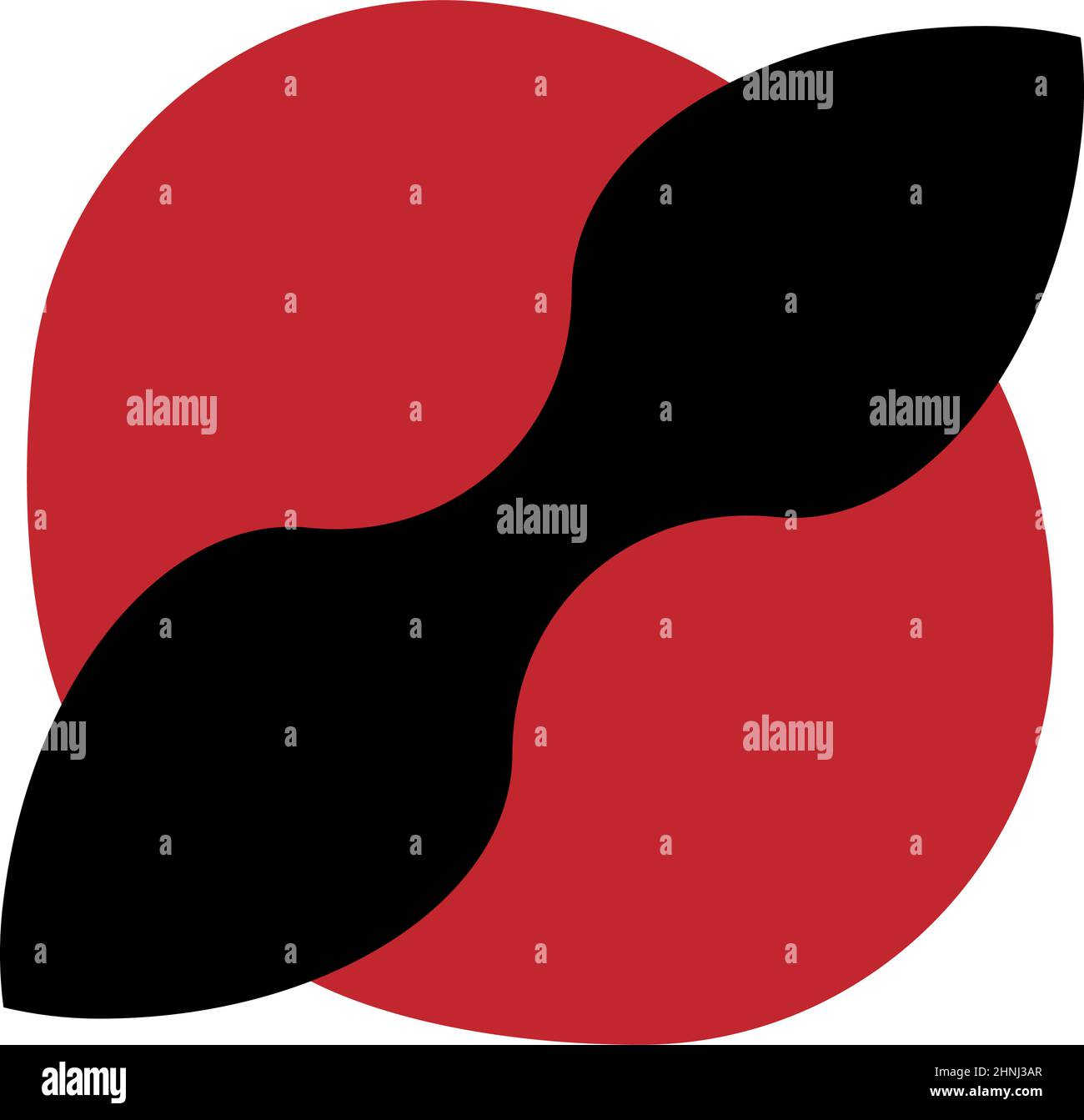 Forma, simbolo, icona con geometria astratta. Vettore geometrico - illustrazione vettoriale di stock, grafica clip-art Illustrazione Vettoriale